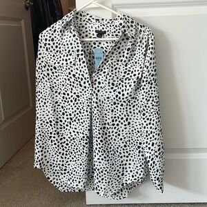 NWT Ann Taylor Blouse Size Medium Petite